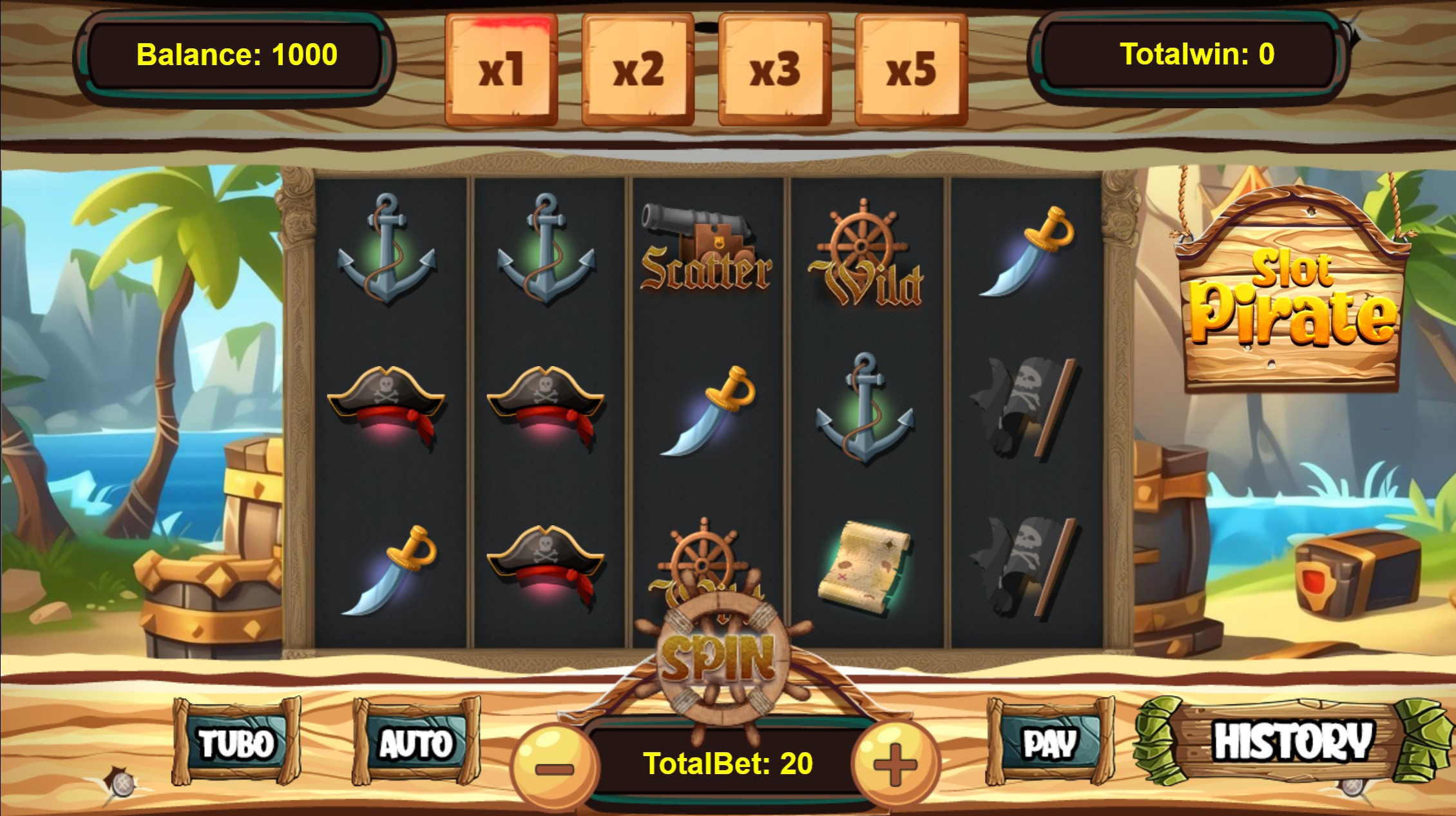 Slot Pirate game preview